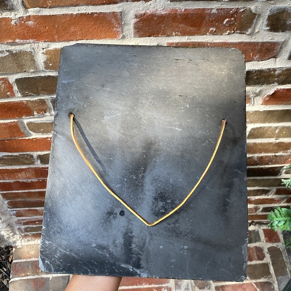 “Welcome” Fall Scene on Slate Wall Hanging Decor - Picture 7 of 7